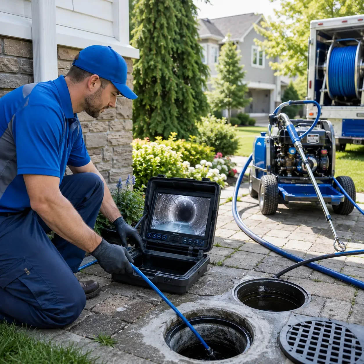 Outdoor drain cleaning professionals serving Alton, IL