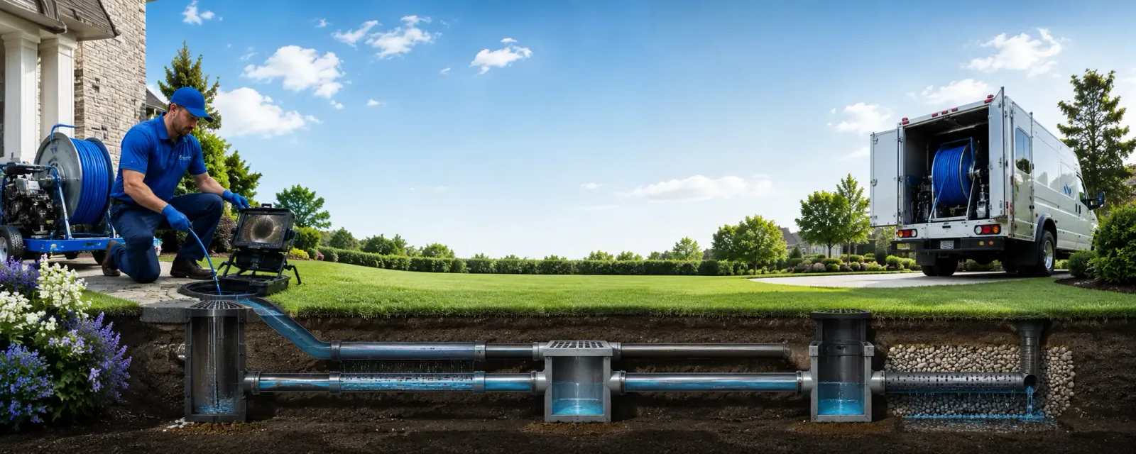 Outdoor drain cleaning information for Alton, IL